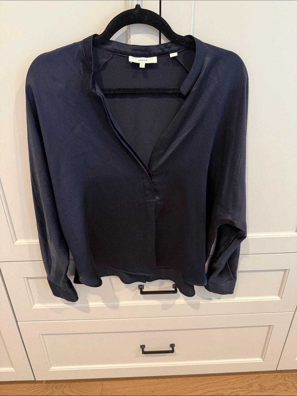 Vince V-neck silk blouse